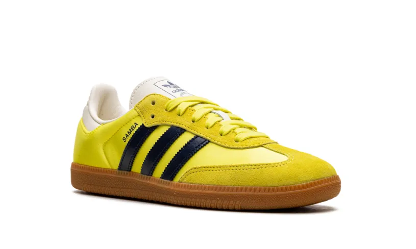 Adidas Samba Samba OG WMNS 'Shock Yellow Night Indigo'
